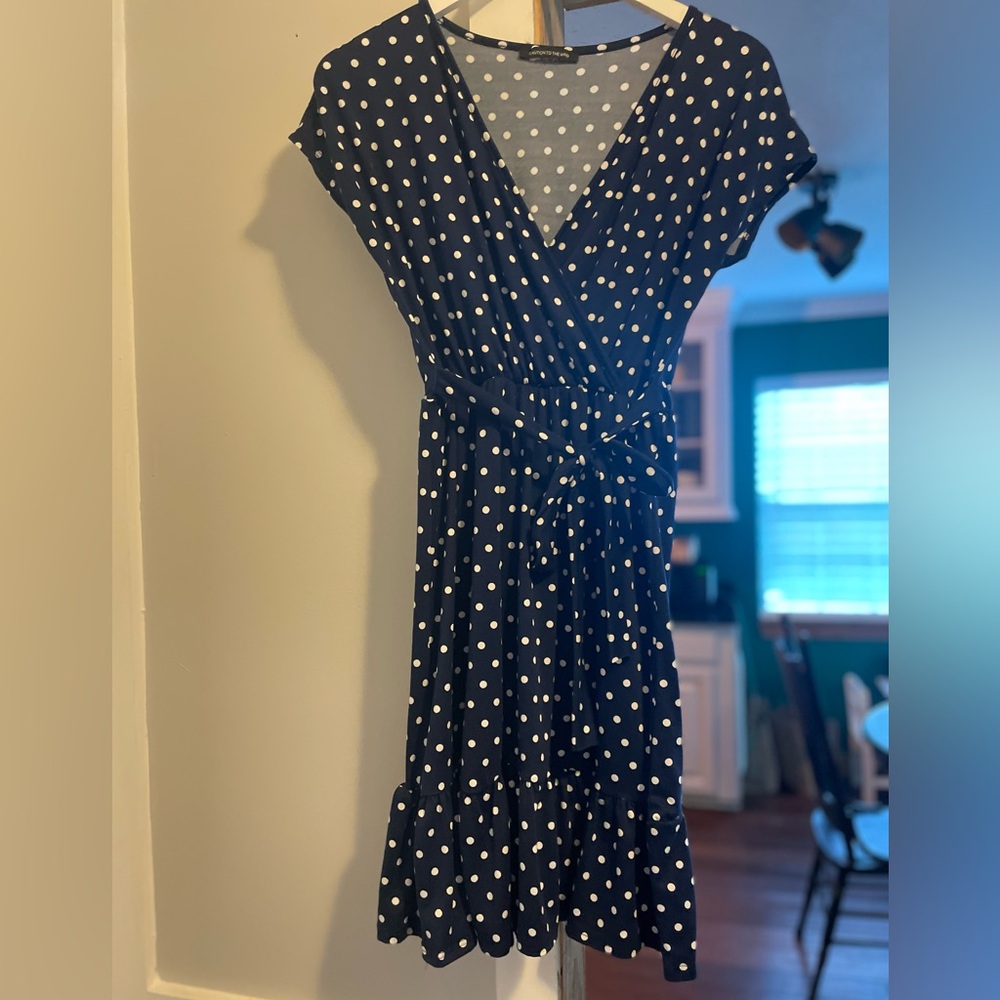 Polka Dot Wrap Dress